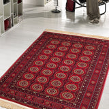 Regent Red Patterned Rixos Rug