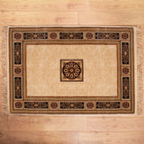 Crown Cream Patterned Rixos Rug