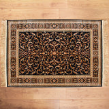 Imperial Navy Blue Patterned Rixos Rug