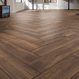 Calais Oak Kronotex Herringbone 8mm Laminate Flooring