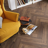 Calais Oak Kronotex Herringbone 8mm Laminate Flooring