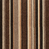 Chocolate Ribbon Striped Carpet