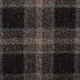 Black Blue Dali Tartan Carpet