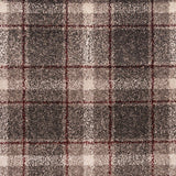 Light Grey Red Dali Tartan Carpet