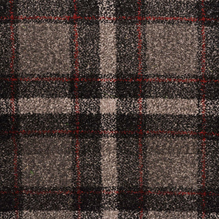 Black Red Dali Tartan Carpet