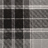 Dark Grey Traditional Tartan Manor Park Wilton Carpet