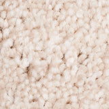 Floral White 605 More Noble Saxony Feltback Carpet