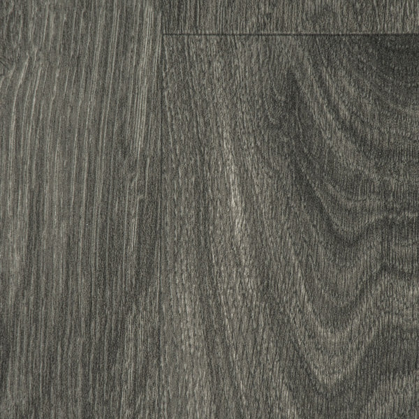 Black vinyl store plank flooring