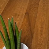 Golden Oak Handscraped Real Wood Engineered HDF Flooring