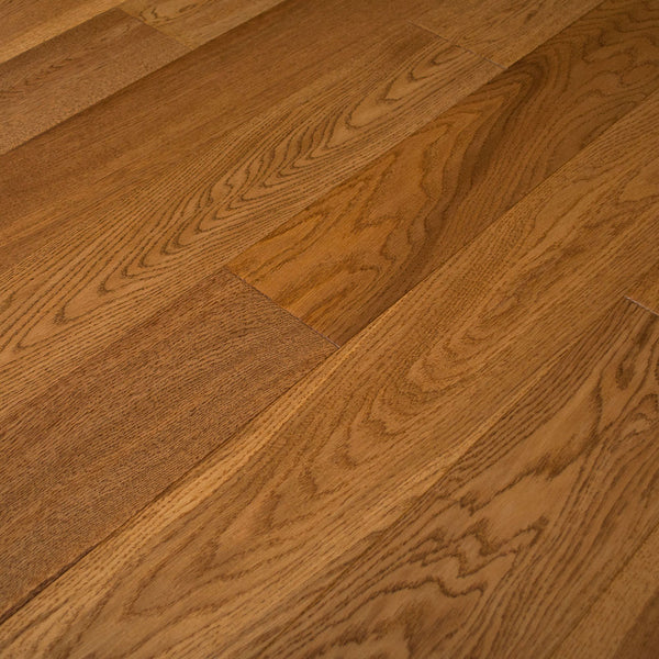 Golden Oak Handscraped Real Wood Engineered HDF Flooring