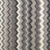 Grey ZigZag 93 Moorland Stripe Action Backed Carpet