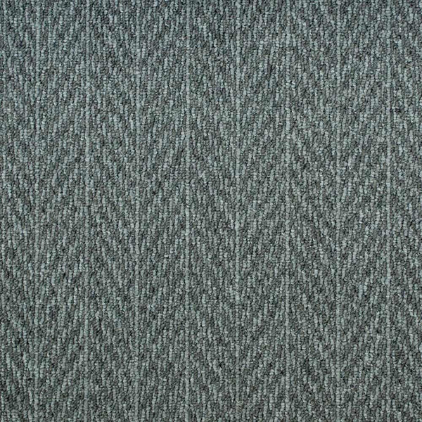 Light Grey Atlanta Chevron Loop Feltback Carpet