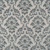 Ivory Grey Damask Queensville Wilton Carpet