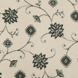 Ivory Grey Floral Queensville Wilton Carpet Clearance