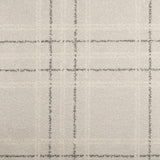 Ivory Grey Modern Tartan Manor Park Wilton Carpet - Clearance