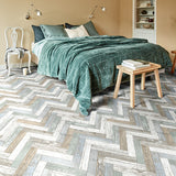 Vintage Herringbone Vinyl Flooring