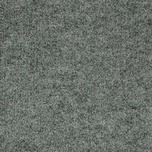 Light Grey Chevy Ribbed Gel Backed Carpet