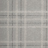 Light Grey Modern Tartan Manor Park Wilton Carpet