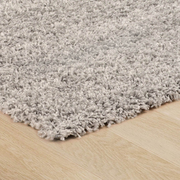 Light Grey Mercury Shaggy Rug