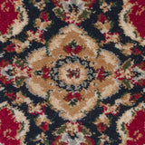 Royal Red Floral Windermere Carpet