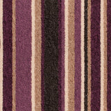 Mauve Ribbon Striped Carpet