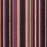 Mauve Ribbon Striped Carpet