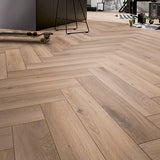 Metz Oak Kronotex Herringbone 8mm Laminate Flooring