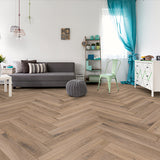 Metz Oak Kronotex Herringbone 8mm Laminate Flooring