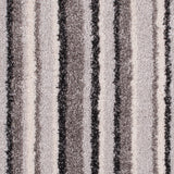 Grey Locks 94 Striped More Noble Saxony Collection Feltback Carpet