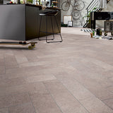 Pesaro Cement Kronotex Herringbone 8mm Laminate Flooring