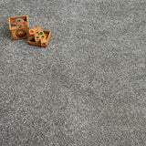 Pewter Lasting Romance Love Story Carpet by Abingdon