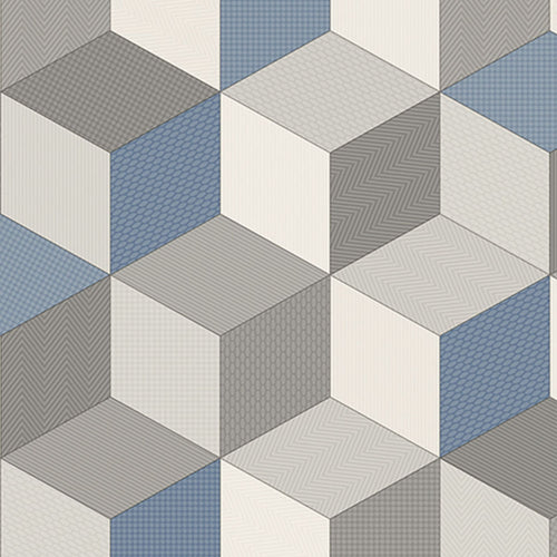 Cubes 073 Presto Pattern Vinyl Flooring