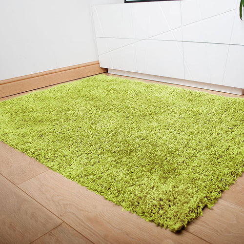 Light Green Dominica Shaggy Rug