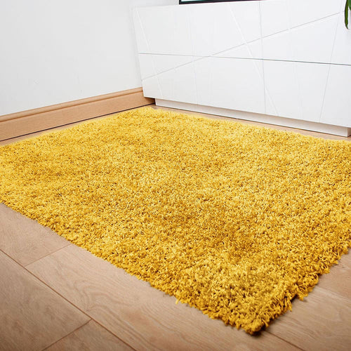 Yellow Dominica Shaggy Rug