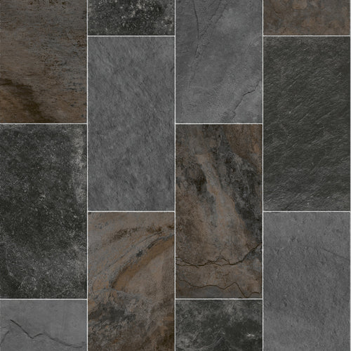 Salisbury 699E Rimini Tile Vinyl Flooring 