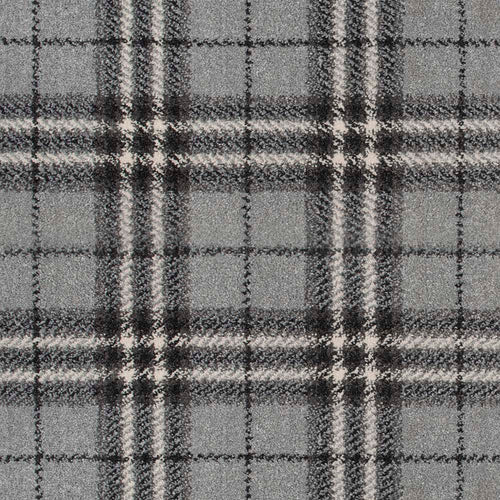 Silver Traditional Tartan Queensville Wilton Carpet