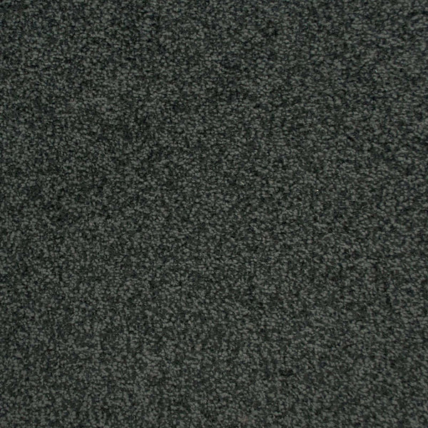 Anthracite Grey Black Urban Legend Felt Backed Saxony Carpet