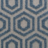 Blue & Grey Geometric Structura Carpet