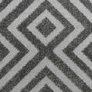 Dark & Light Grey Diamond Structura Carpet