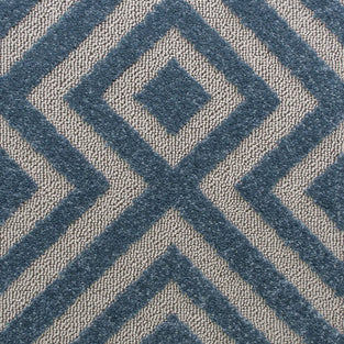 Blue & Grey Diamond Structura Carpet