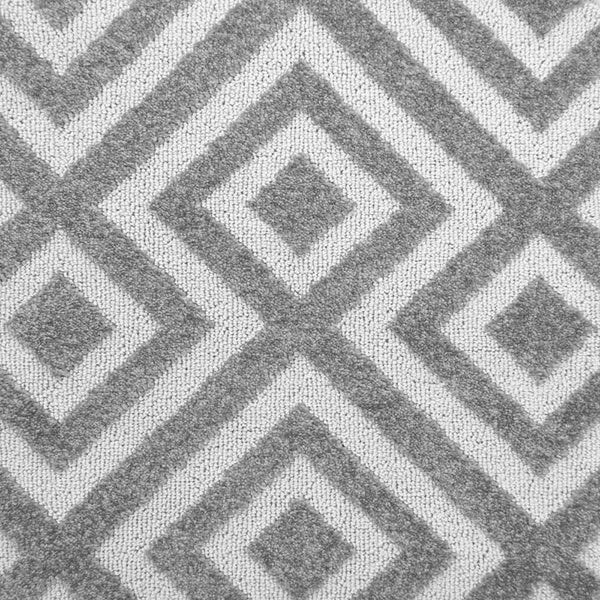 Grey & Cream Diamond Structura Carpet