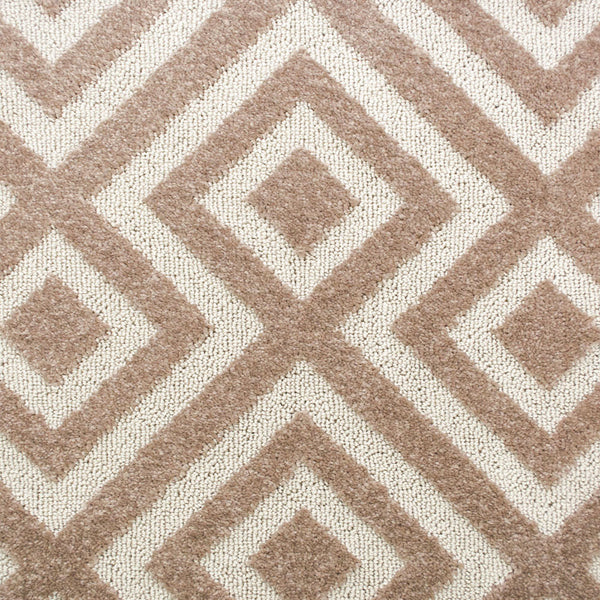 Beige & Cream Diamond Structura Carpet