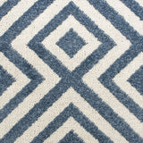 Blue & Cream Diamond Structura Carpet