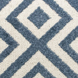 Blue & Cream Diamond Structura Carpet