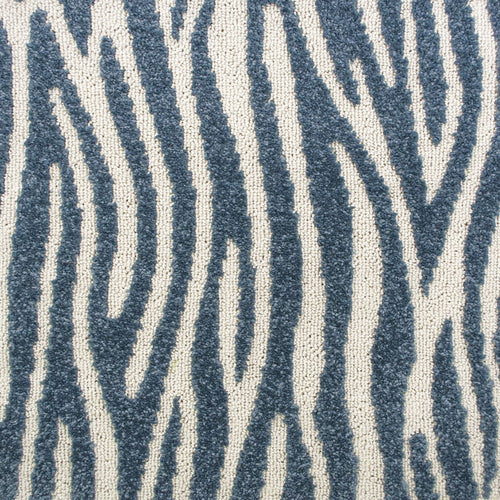 Blue & Cream Primal Structura Carpet