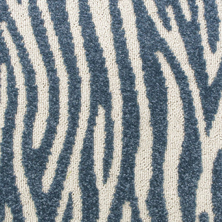 Blue & Cream Primal Structura Carpet