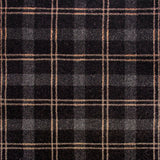 Black Brown 150 Tartan Wilton Carpet