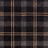 Black Brown 150 Tartan Wilton Carpet