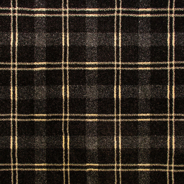 Black Cream 151 Tartan Wilton Carpet