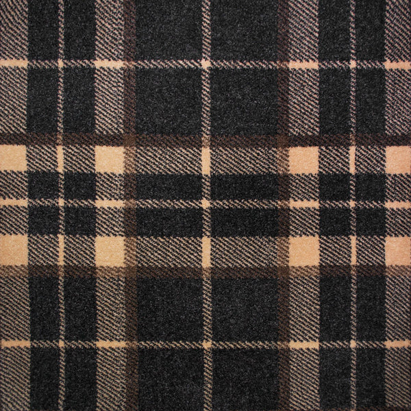 Dark Grey and Cream 26 Tartan Wilton